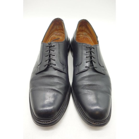 Keith Highlanders Black Leather Lace Up Oxfords Shoes Men's 12 C - Picture 2 of 12